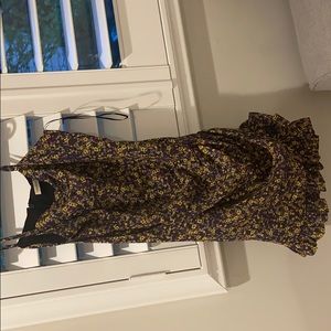 East order violet crumble ruched, mini dress